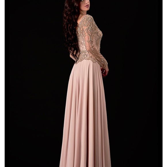 NWT Terani Couture #2111M5268 Evening Gown/Mother of Bride, fully lined/bra cups - Picture 7 of 7